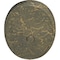 Ekena Millwork Madrid Ceiling Medallion, Hand-Painted Witch Hazel Crackle, 24 3/4"W x 12 1/2"H x 1 3/4"P CM24X12MAWHC - alternate 3